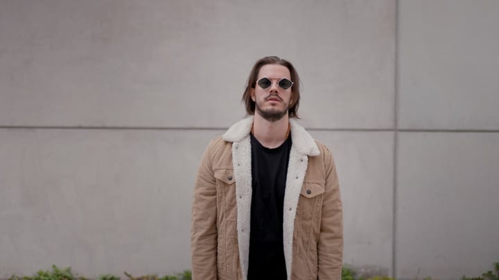 Confident Businessman Embraces Urban Style Journey