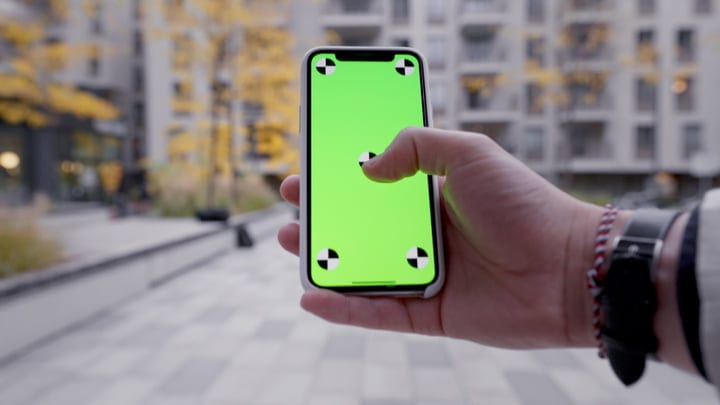 Exploring The City With A Smartphone In Hand