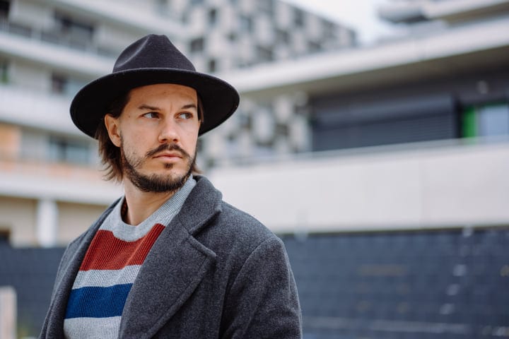 Stylish Businessman Embraces Urban Sophistication With Confidence